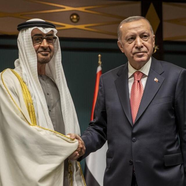 Cumhurbaşkanı Erdoğan, BAE veliaht prensiyle görüştü