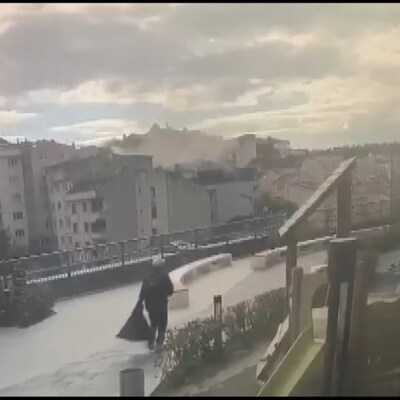 Üsküdar'daki feci patlama kamerada!