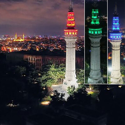 Adı: Beyazıt Kulesi! Yaşı: 273 O kulenin renkleri ne anlama geliyor?