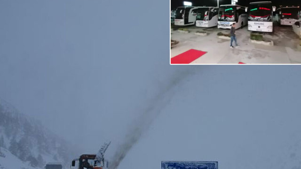 Kar ve tipi! 18 saat beklediler!