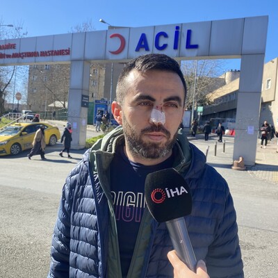 Korona hastası, sağlık çalışanının burnunu kırdı!