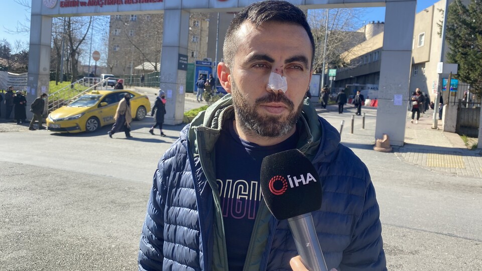 Korona hastası, sağlık çalışanının burnunu kırdı!