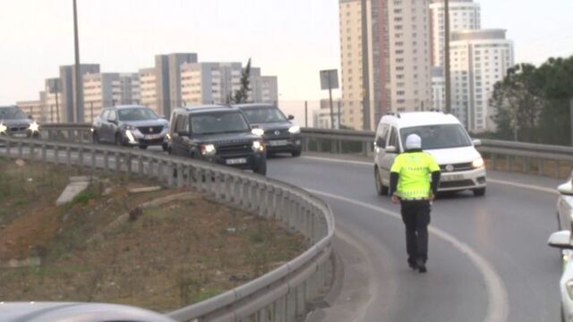 Çakarlı araç denetiminde ceza yağdı!