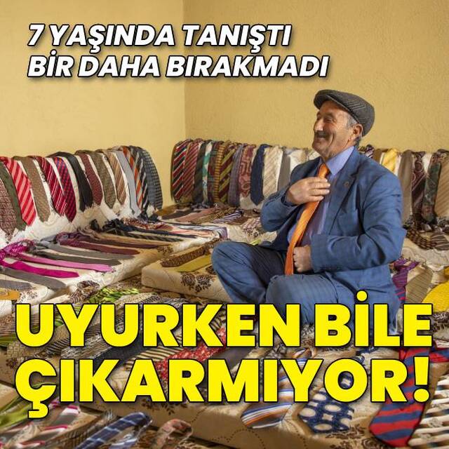 7 yaşında tanıştı... Uyurken bile çıkarmıyor