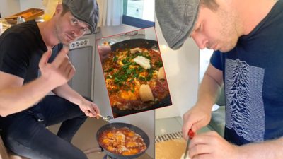 Kıvanç'tan soğanlı menemen!