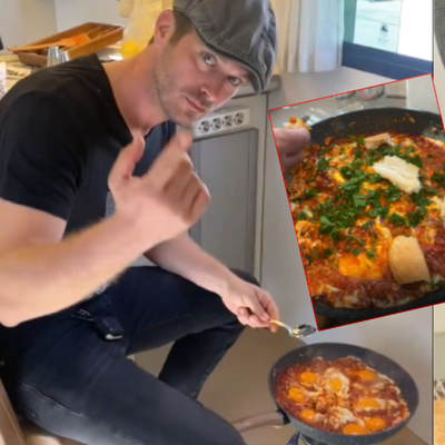 Kıvanç'tan soğanlı menemen!