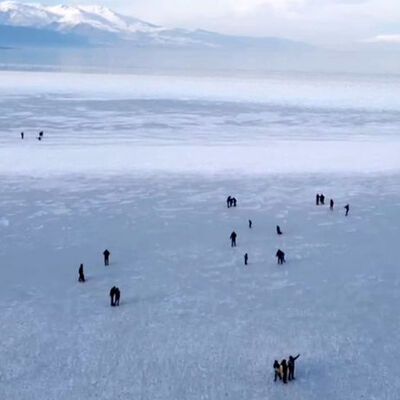 Eğirdir Gölü üzerinde tehlikeli keyif!