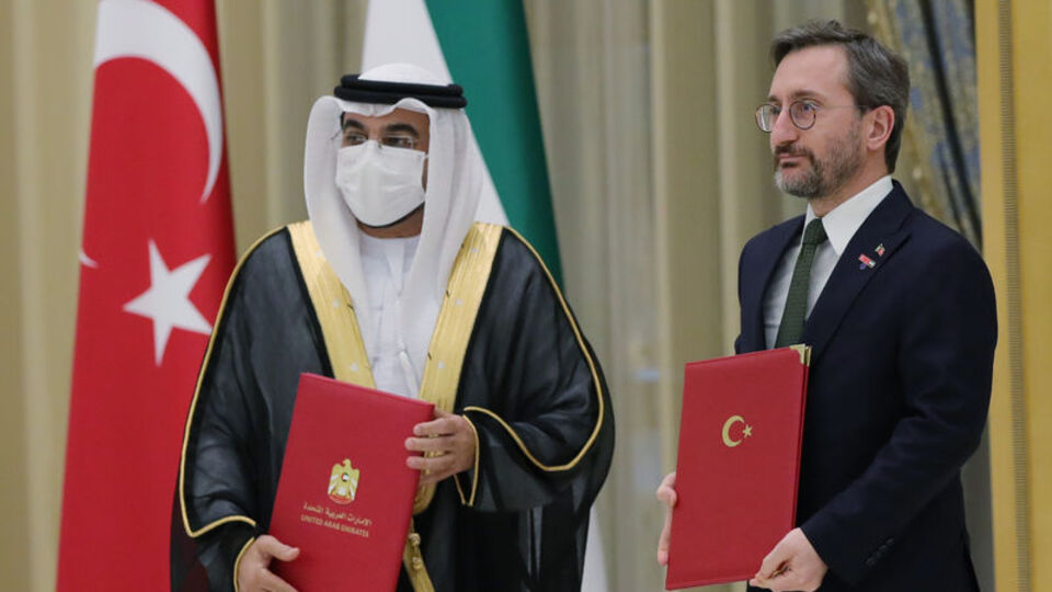 Türkiye ile BAE arasında 'Medya ve İletişim" protokolü