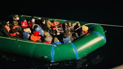 Bodrum'da 33 kaçak göçmen kurtarıldı
