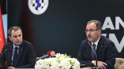 Bakan Kasapoğlu'ndan sponsorluk vurgusu