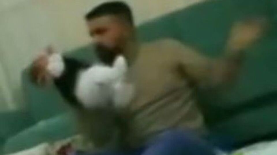 Cani baba hakim karşısında! Pes dedirten savunma