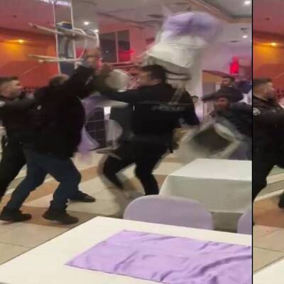 Polislere saldırıdan yeni görüntüler!