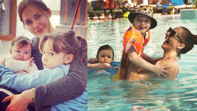 Meryem Uzerli kızlarıyla Dubai'de