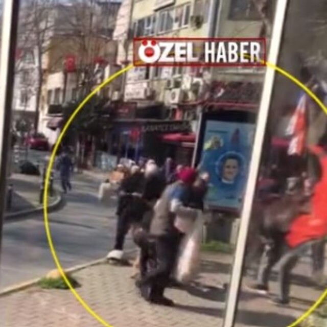 Karaköy'de pitbull dehşeti