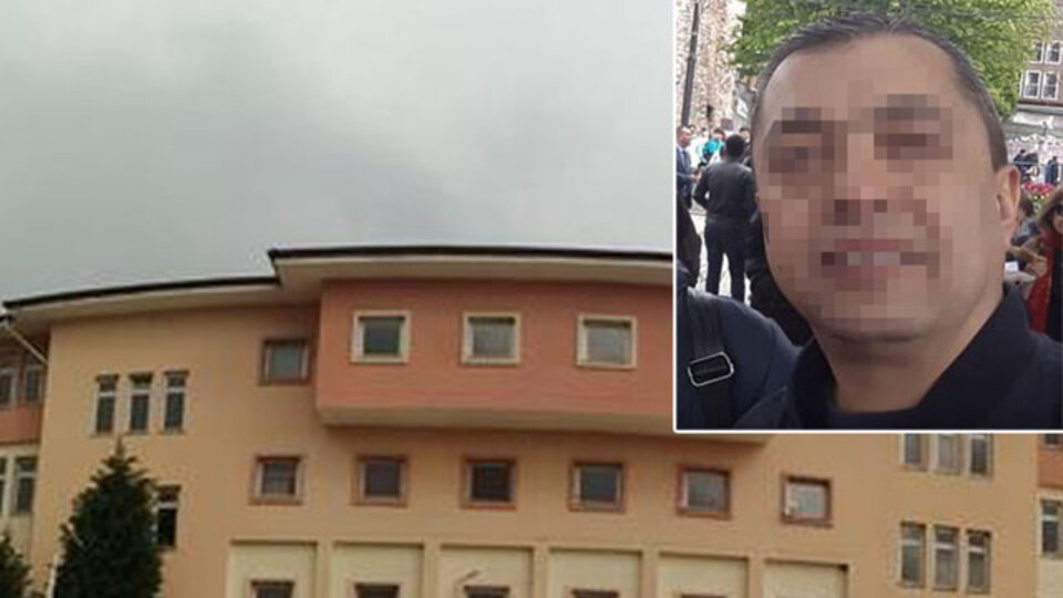 Öğrenciden öğretmene feci darp!