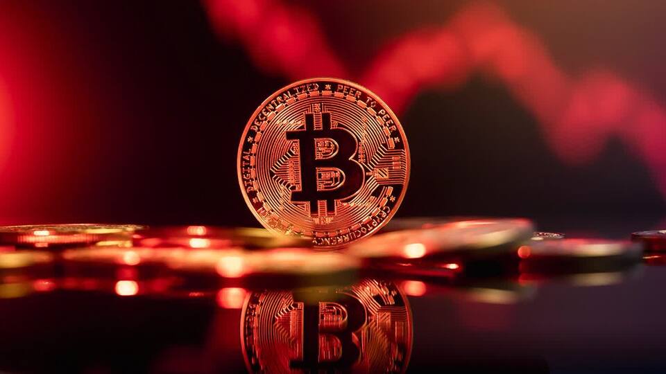 Bitcoin'de sert düşüş