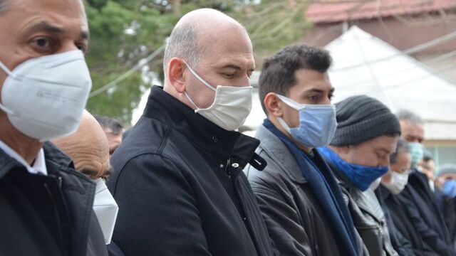Bakan Soylu'nun dayısı, son yolculuğuna uğurlandı