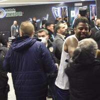 Maç sonu arbede yaşandı