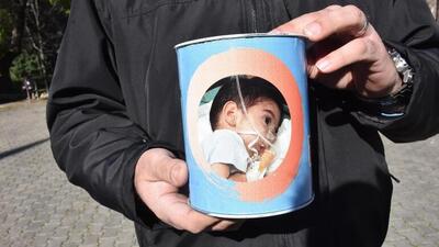 Alçaklar! SMA hastası Alpaslan'ın bağış kumbarasına göz diktiler!