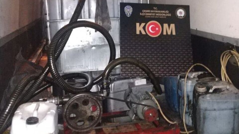 Çeşme'de ele geçirildi! Tam 2 bin litre