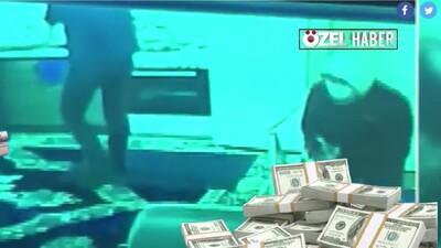 8,5 milyon liralık döviz çaldılar