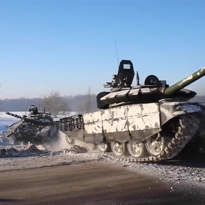 Rus askeri konvoyu Donbass istikametinde