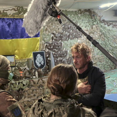 Dünyaca ünlü aktör Sean Penn Ukrayna'da