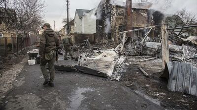 Ukrayna'nın başkenti Kiev'de çatışma