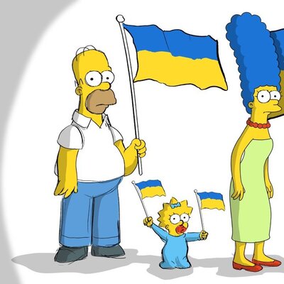 The Simpsons'tan Ukrayna'ya destek
