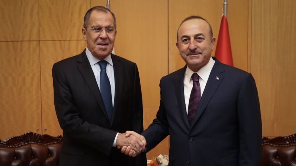 Çavuşoğlu, Rus mevkidaşı Lavrov ile görüştü