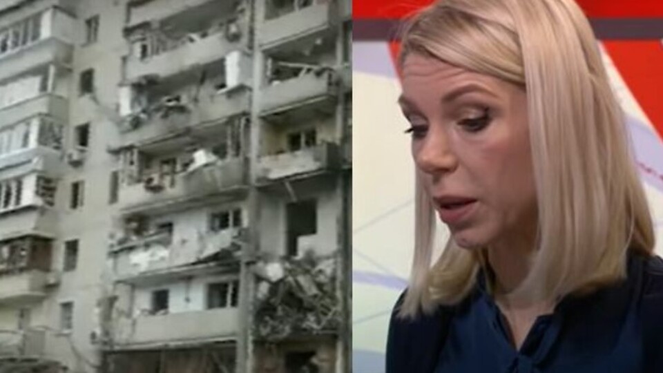 Ailesinin evinin bombalandığını canlı yayında gördü