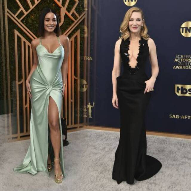 Beklenen törende ünlü geçidi