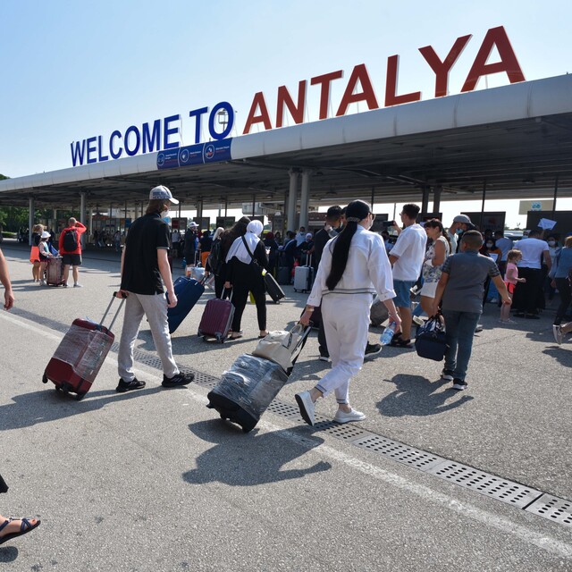 Antalya'ya şubatta gelen turist sayısı arttı