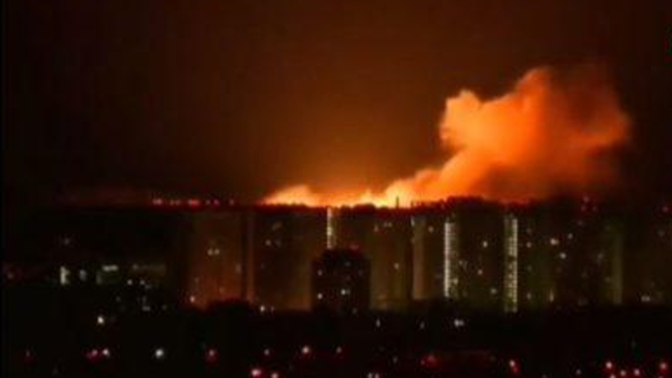 Kiev'de büyük patlama sesleri