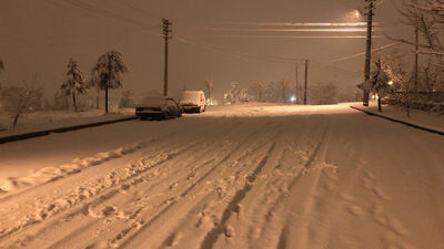 Isparta´da okullara 1 gün kar tatili