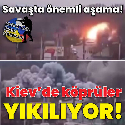 Habertürk oradaydı! Ukrayna'da köprüler yıkılıyor