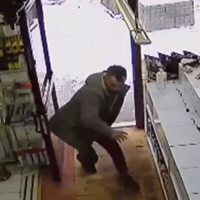 O anlar kamerada! Bir adımla hayat!