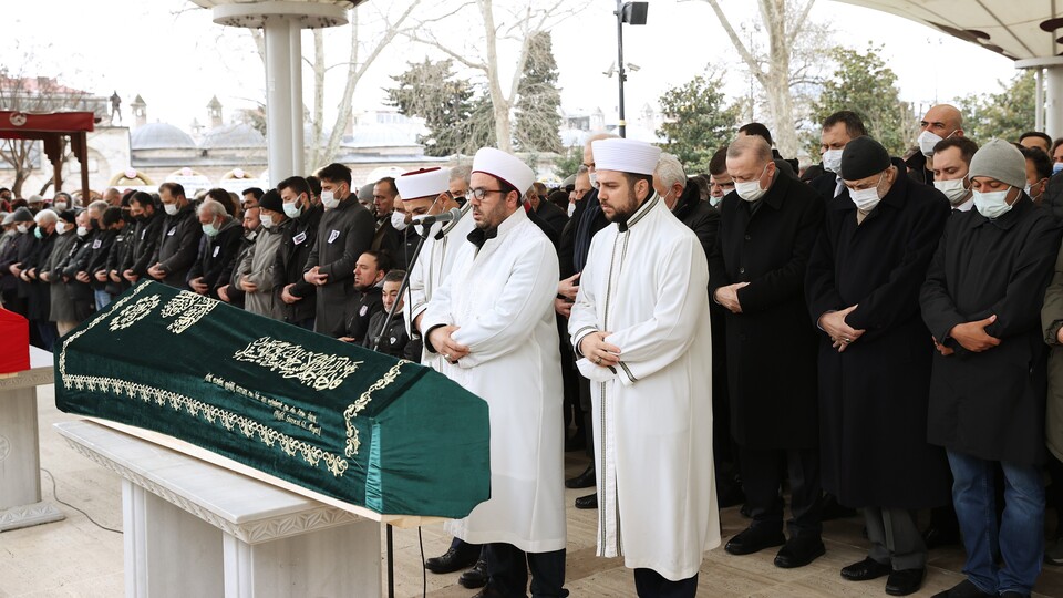 Cumhurbaşkanı Erdoğan, Halit Çizmeci'nin cenaze törenine katıldı