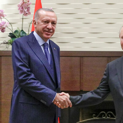 Cumhurbaşkanı Erdoğan ile Putin görüştü