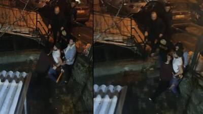 Gürültü uyarısında döner bıçaklı kavga