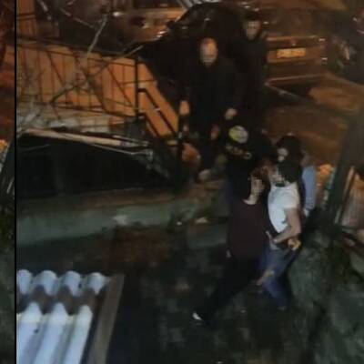 Gürültü uyarısında döner bıçaklı kavga