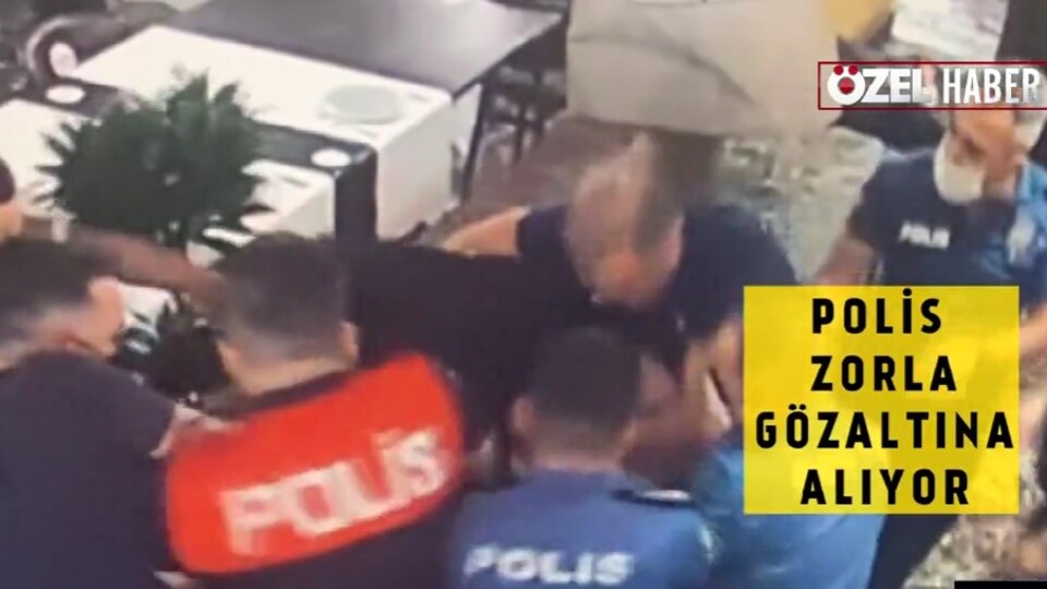 Restoranı savaş alanına çevirdiler!