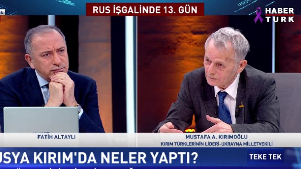 Mustafa Kırımoğlu'ndan Habertürk TV'ye açıklamalar
