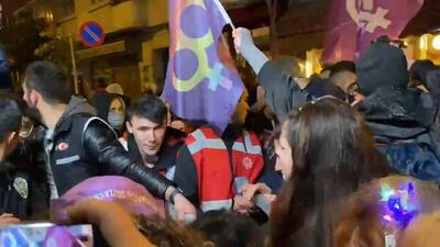 Taksim'de 8 Mart gerginliği