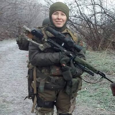 Dünya basınına yansıyan Ukraynalı! "Sniper" Kievli Olena!