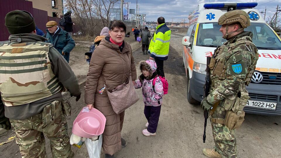 Acı görüntüler! İrpin'den kaçış sürüyor