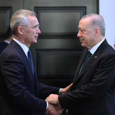 Cumhurbaşkanı Erdoğan, Stoltenberg ile görüştü