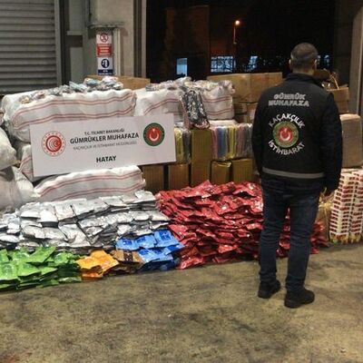 1 ton metamfetamin ele geçirildi