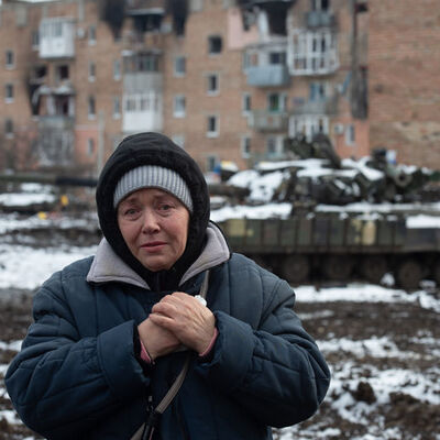 İşte savaşın kahreden yüzü! Burası Donetsk!