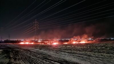 Erbil'e çok sayıda roketli saldırı